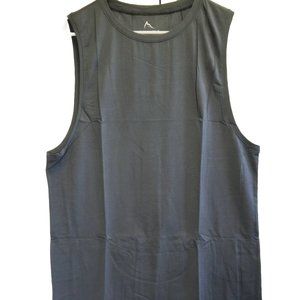 NWT ROKWOLF ESCAPE TANK TOP IRON GATE PIMA COTTON/MODAL/SPANDEX OVERSIZED LARGE